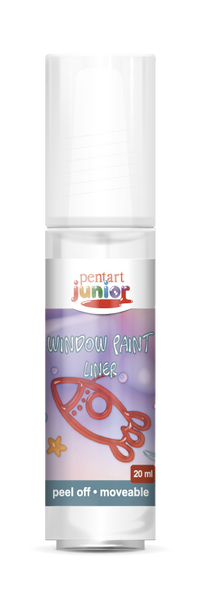 Colore per vetro window paint 20 ml – bianco