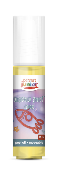 Colore per vetro window paint 20 ml – giallo