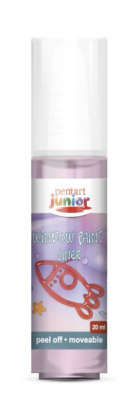 Colore per vetro window paint 20 ml – rosa