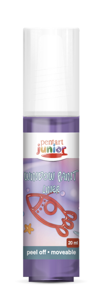 Colore per vetro window paint 20 ml – lilla