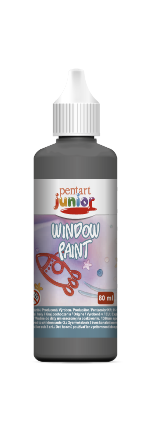 Contorno per vetro Pentart 80 ml - nero