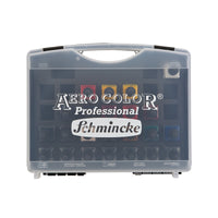 Set in plastica Schmincke AERO COLOR, 16 x 28 ml + 7 flaconcini vuoti