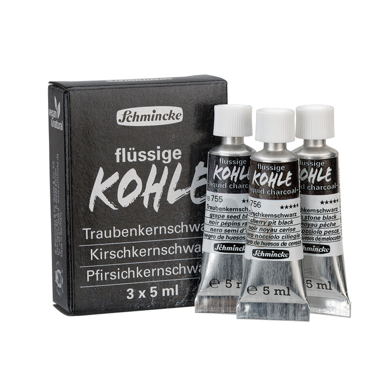 Carboncino liquido Schmincke Trio liquid charcoal