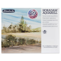 Set in legno di colori ad acquerello Schmincke HORADAM Super Granulation – 50 x 1/2 godet