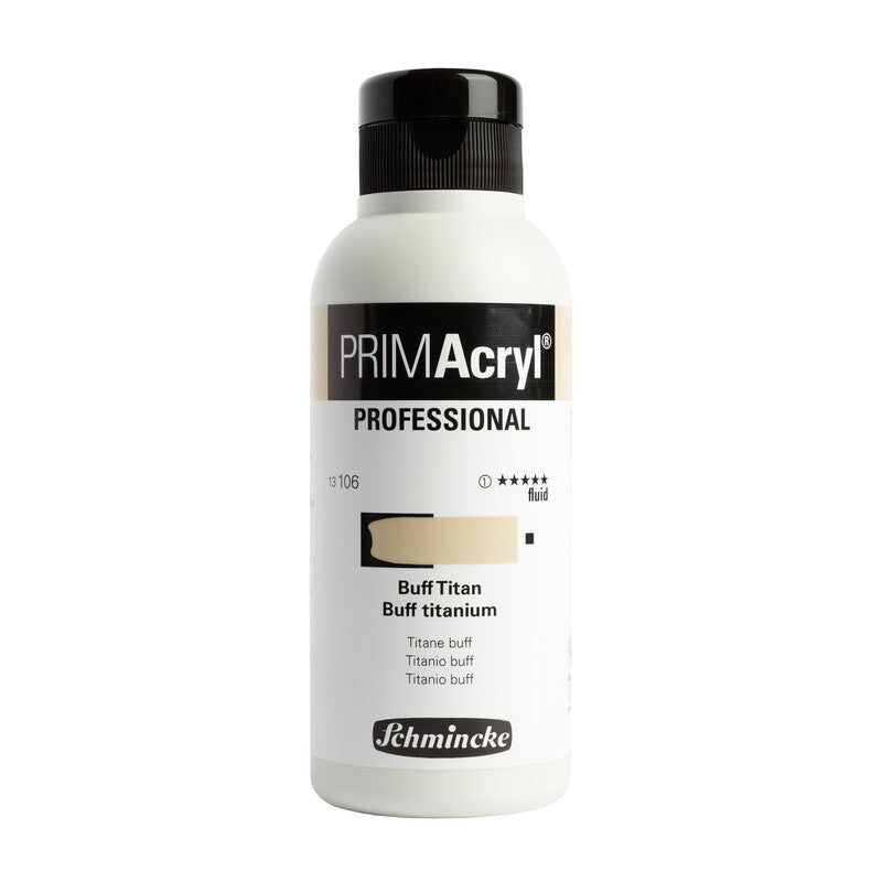 Colori acrilici Schmincke PRIMAcryl Professional 250 ml – 106 Titanio grezzo fluido