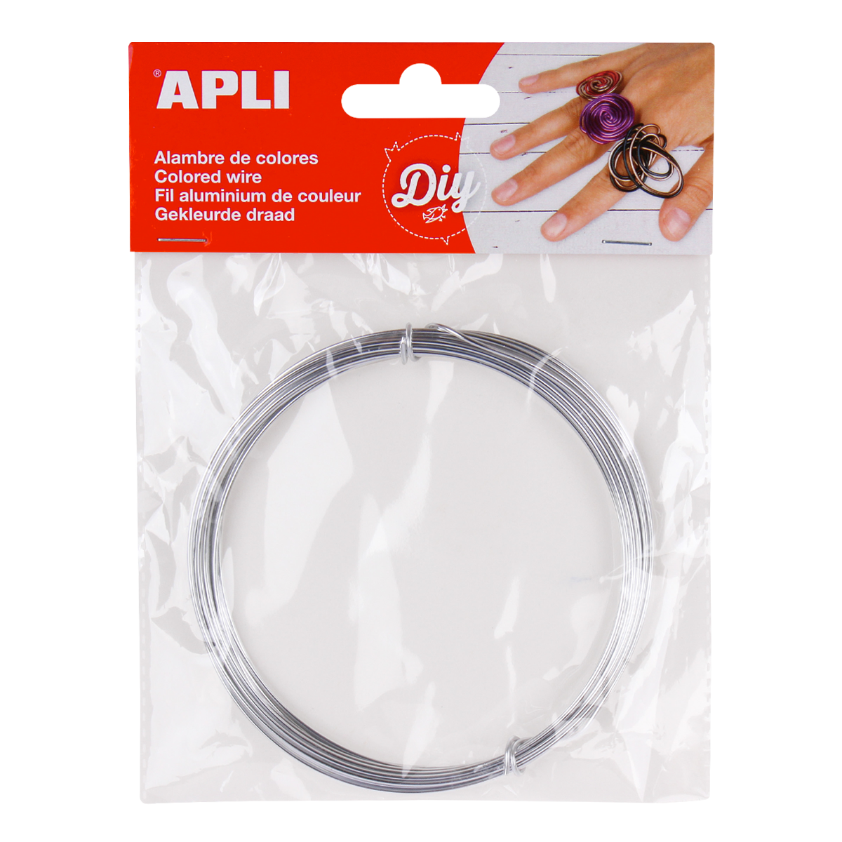 Filo per modellare APLI 1,5 mm × 5 m – argento