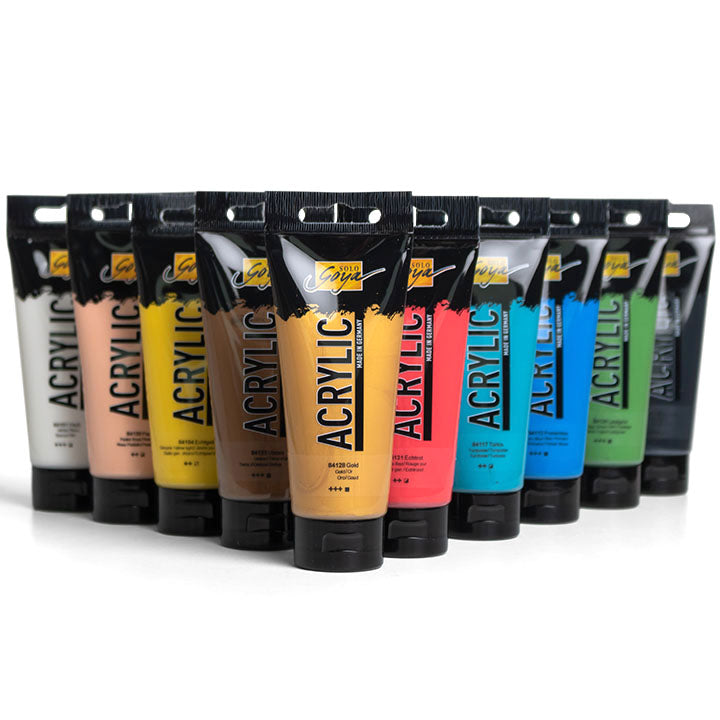 Solo Goya Acrylic Paints - ARTMIE Gold Matches | set di 10 x 100 ml