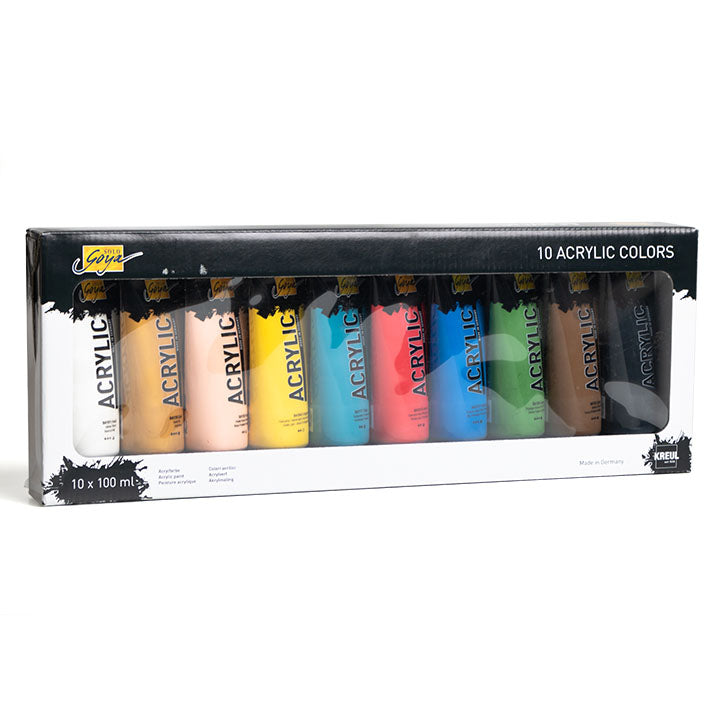 Solo Goya Acrylic Paints - ARTMIE Gold Matches | set di 10 x 100 ml