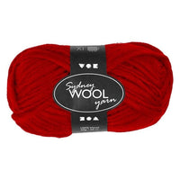 Lana colorata Sydney 50 m – red