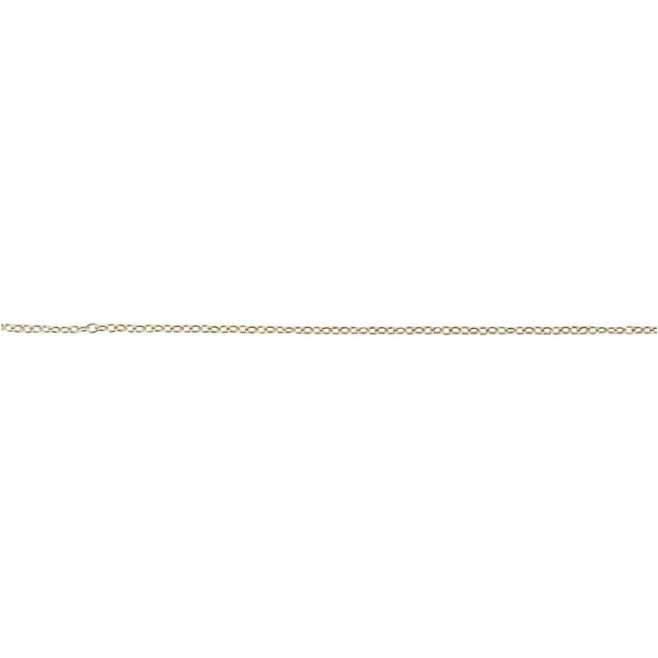 Catena placcata oro 2 mm x 2 m