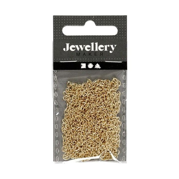 Catena placcata oro 2 mm x 2 m