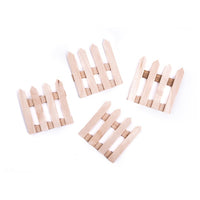 Recinzione decorativa in legno 60 x 62 mm - 4 pz.