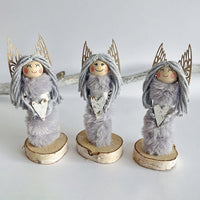 Ali di legno 9 cm / set di 6 pezzi
