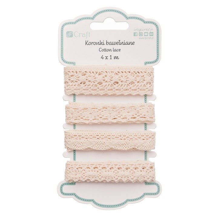 Nastro decorativo 4 pezzi – beige