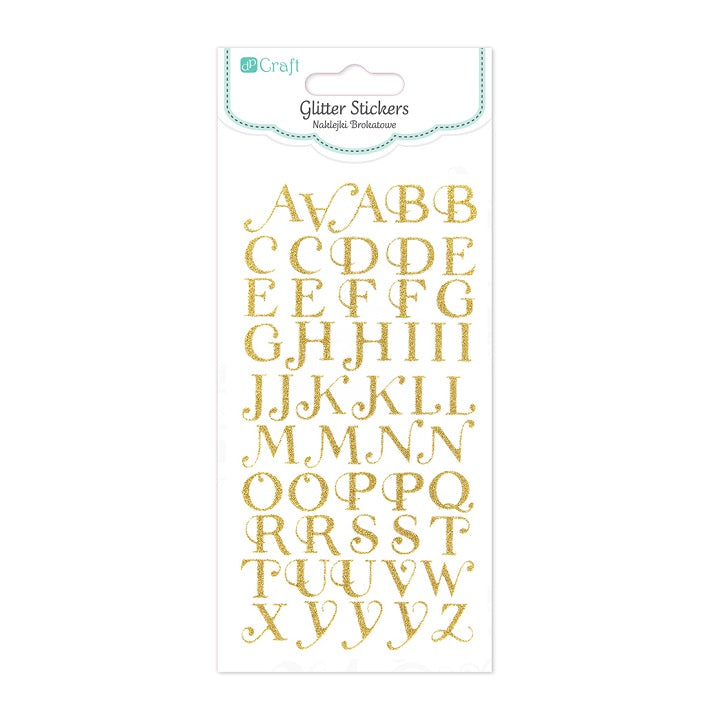 Adesivi decorativi Lettere - 50 pezzi