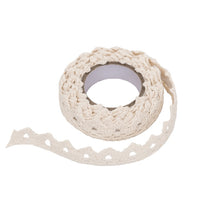 Pizzo adesivo in cotone 1.8 m - Ecru
