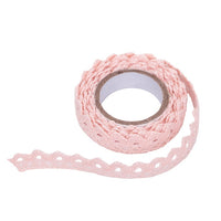 Pizzo adesivo in cotone 1.8 m - Pink