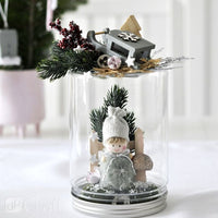 Ramo decorativo per Natale dorato 3 pz