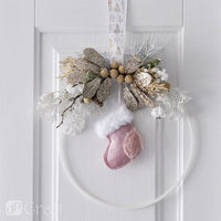 Ramo di Capodanno decorativo in argento 3 pz