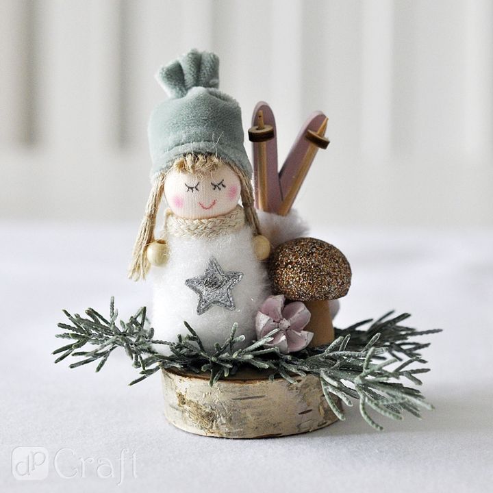 Rami decorativi verdi 3D 3 pz