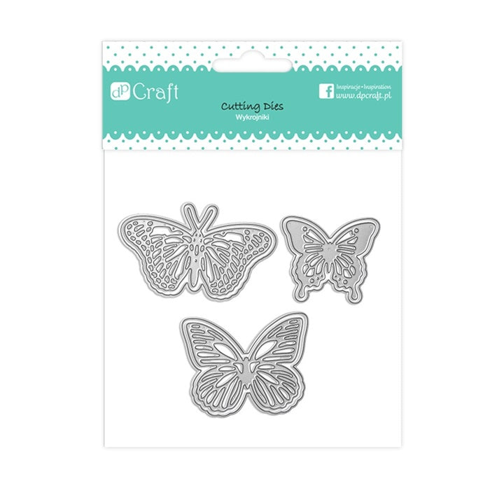 Fustella per tagliare Butterfly Carnival - set di 3 pezzi