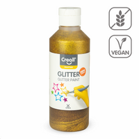 Pittura glitterata Creall Glitter 250 ml - oro