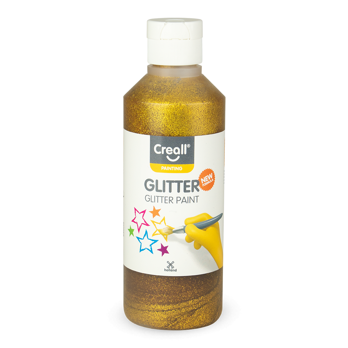 Pittura glitterata Creall Glitter 250 ml - oro