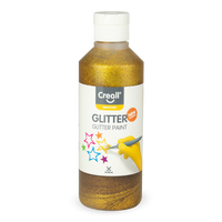 Pittura glitterata Creall Glitter 250 ml - oro