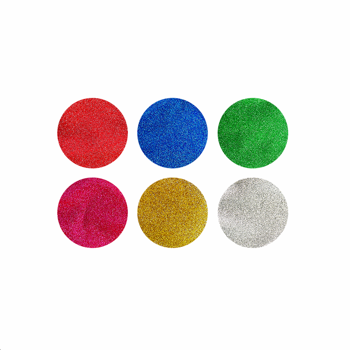 Creall set di colori Glitter – 6 × 250 ml, colori assortiti