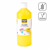 Pittura polivinilica lucida Creall Gloss 500 ml – giallo chiaro