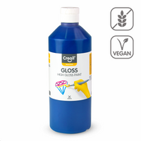 Pittura polivinilica lucida Creall Gloss 500 ml – blu scuro