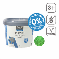 Sabbia da modellare Creall Play it! 750 g in barattolo – verde