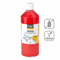 Colore trasparente Creall 500 ml – rosso