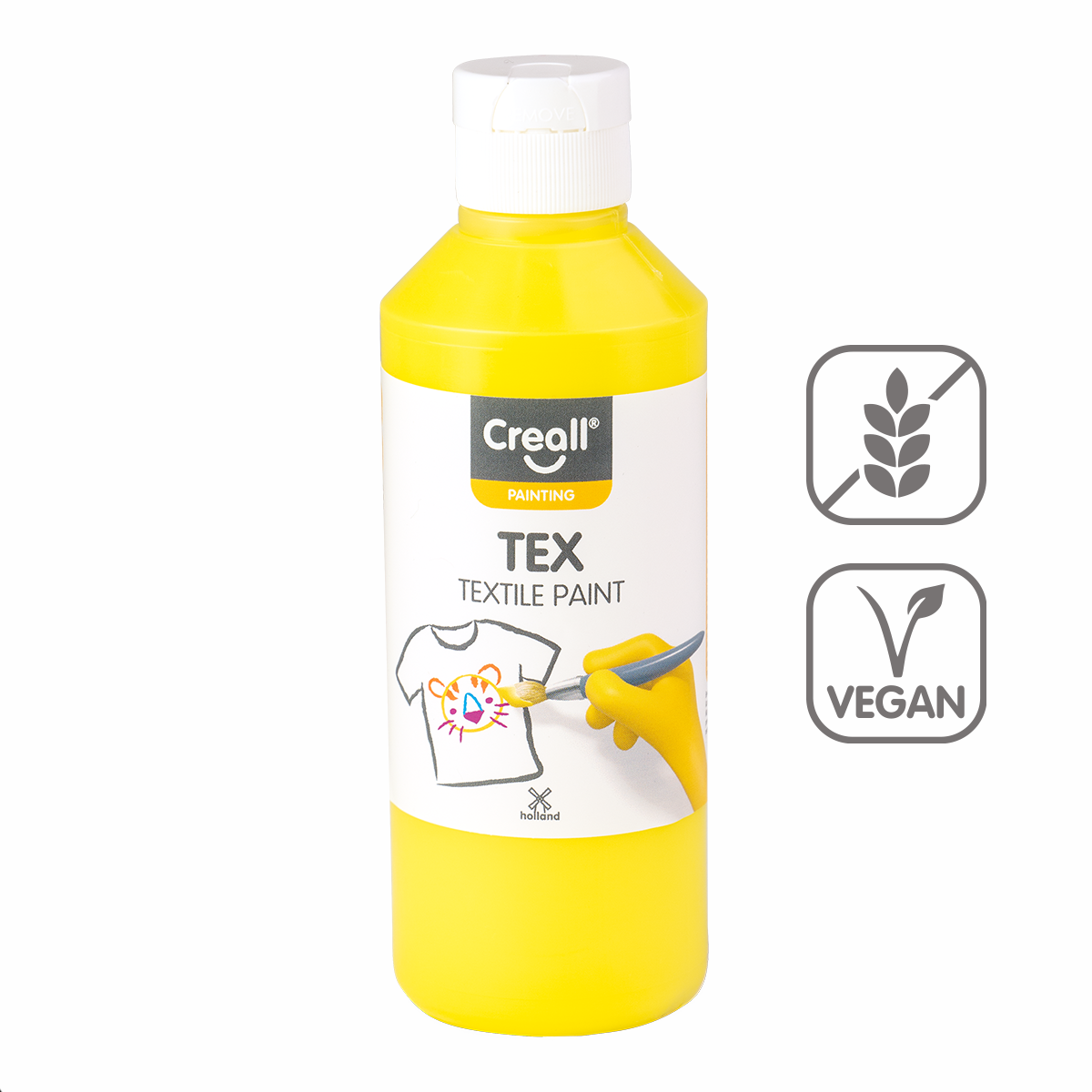 Colore per tessuti Creall Tex 250 ml – giallo