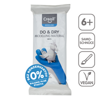 Pasta modellabile autoindurente Creall Do&Dry ipoallergenica 500 g – bianco