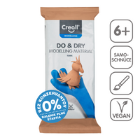 Pasta modellabile autoindurente Creall Do&Dry ipoallergenica 500 g – terracotta