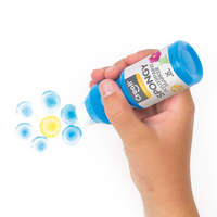 Set di tempere con spugnetta Creall Spongy – 6 × 70 ml