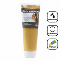 Colore acrilico Molenaer 250 ml – oro