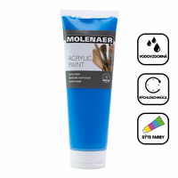 Colore acrilico Molenaer 250 ml – blu