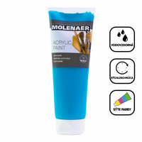 Colore acrilico Molenaer 250 ml – turchese