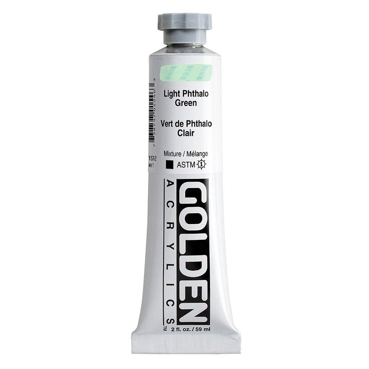 GOLDEN Vernice Acrilica Corpo Pesante 148 ml – 1578 verde ftalo chiaro