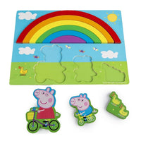 Puzzle arcobaleno in legno 3D PEPPA PIG