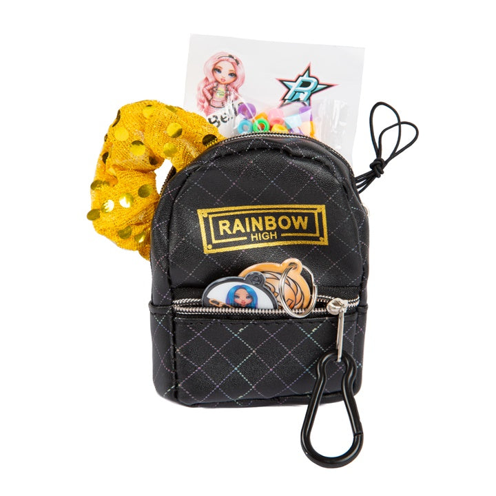 Mini zaino con accessori RAINBOW HIGH nero