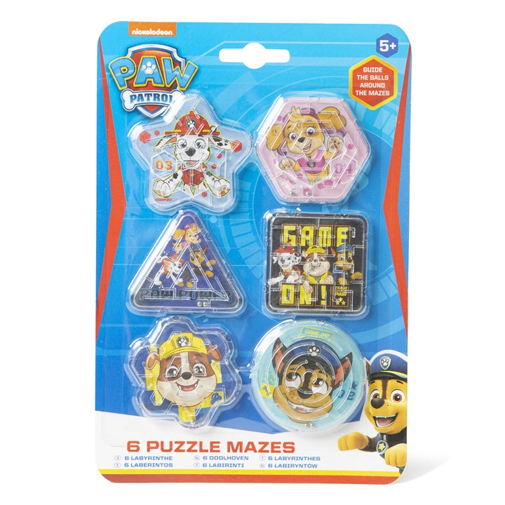 PAW PATROL mini labirinto 6 pezzi