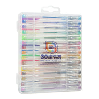 Set di penne gel in astuccio 30 pezzi