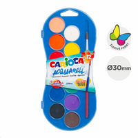 Acquerelli Carioca – set da 12 colori con pennello