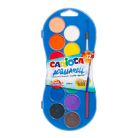 Acquerelli Carioca – set da 12 colori con pennello