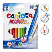 Pennarelli acquerellabili Carioca, 12 pz, colori assortiti