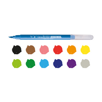 Pennarelli acquerellabili Carioca, 12 pz, colori assortiti