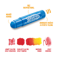 Carioca tempere per tessuti in stick – set da 10 pz
